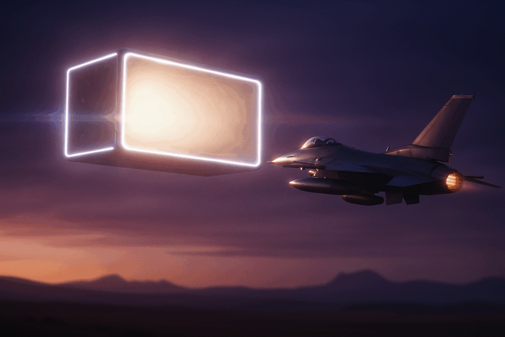 НЛО с кремовым интерьером парит в небе Вайоминга (A UFO with a Creamy Interior Hovers in Wyoming’s Sky)