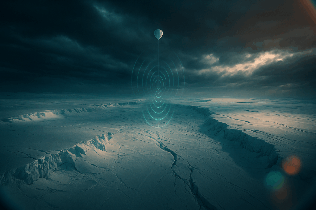 Ethereal Radio Waves Rise from Antarctic Ice (Эфирные радиоволны поднимаются изо льда Антарктиды)