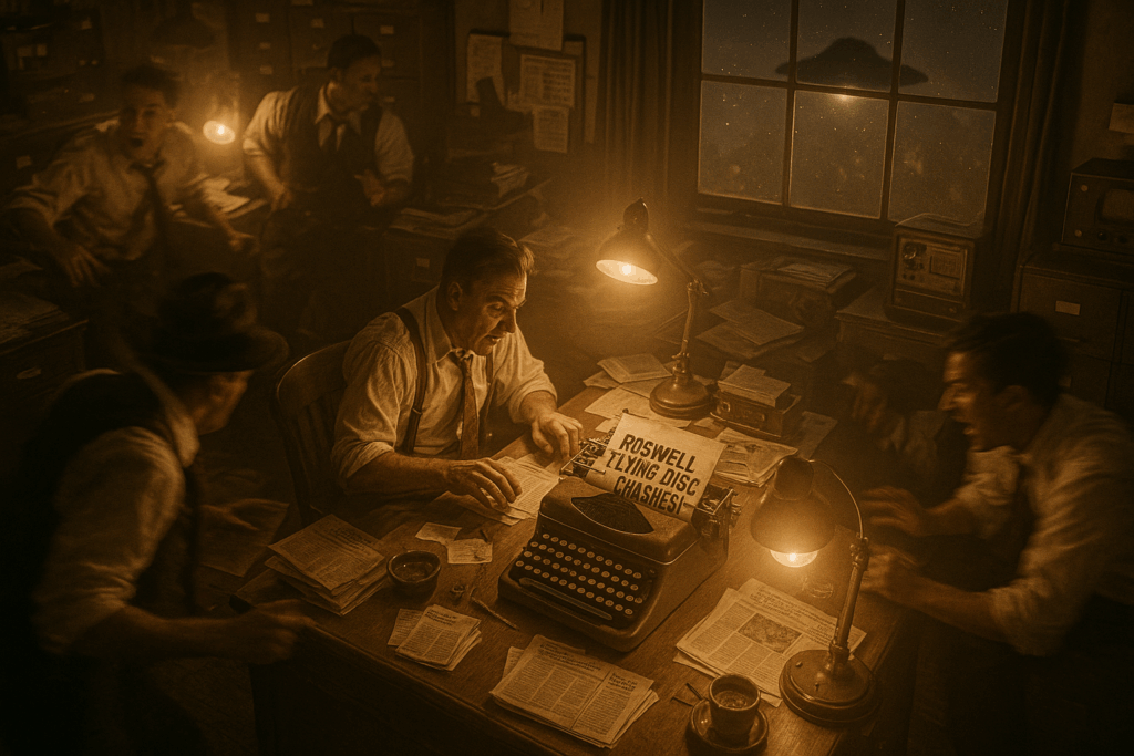 Хаос в Редакции Розуэлла 1947 (Roswell Newsroom Chaos 1947)