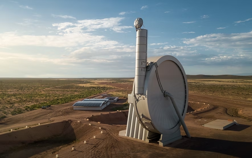 SpinLaunch запускает полезную нагрузку в орбиту (SpinLaunch Accelerator Fires Payload Into Orbit)