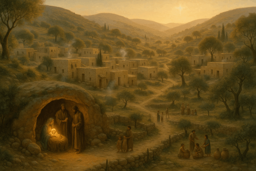 Рождение Иисуса в Назарете на рассвете (The Birth of Jesus in Nazareth at Dawn)