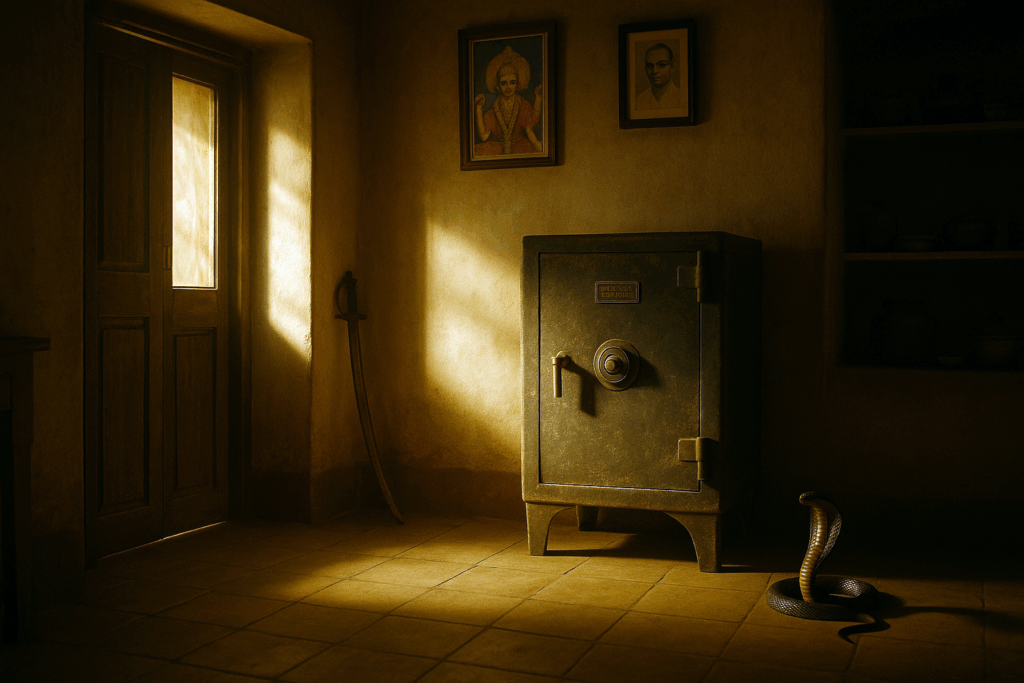 Комната из прошлого с сейфом, мечом и змеёй (A Room From the Past, With a Safe, a Sword, and a Serpent)