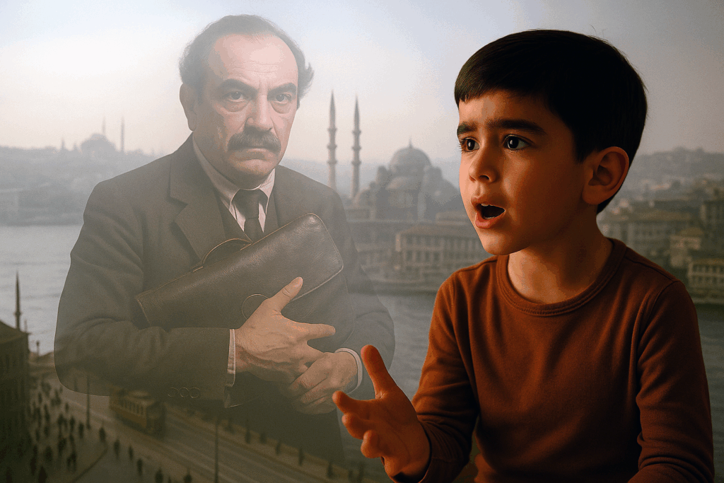 Мальчик вспоминает, что был этим мужчиной в Стамбула 1940-х (Boy Remembers Being This Man in 1940s Istanbul)
