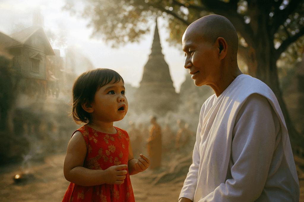 Юная тайская девочка говорит о прошлой жизни (Young Thai Girl Speaks of Past Life)