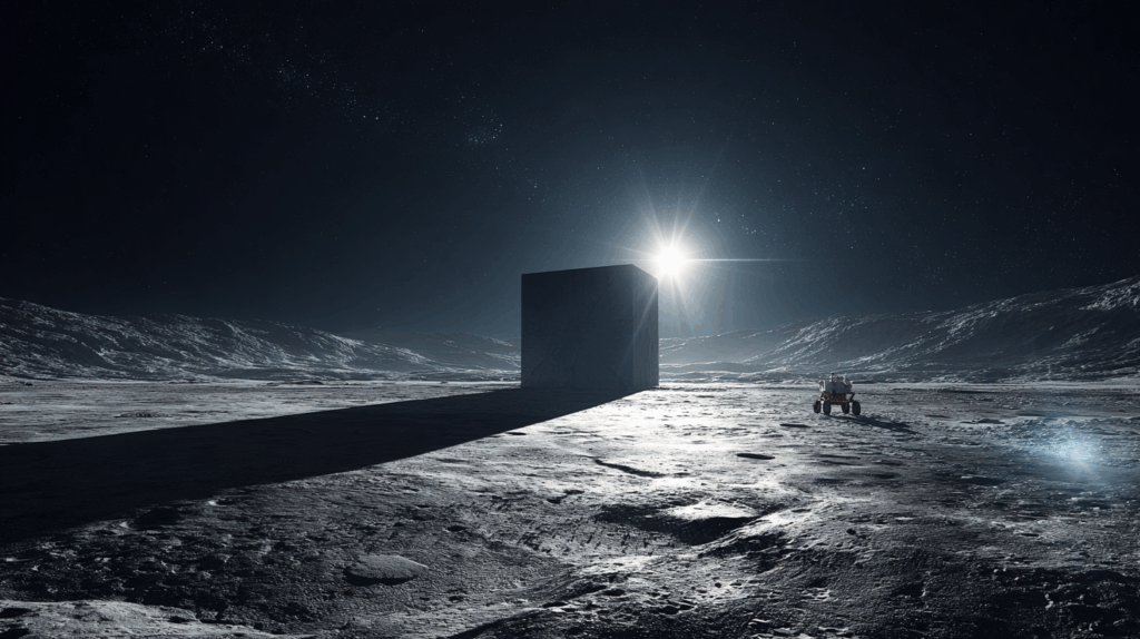 Загадочный куб на обратной стороне Луны (The Mysterious Cube on the Far Side of the Moon)
